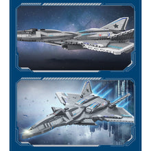 Load image into Gallery viewer, 1226PCS MOC Military Star Space Plane Aircraft Model Toy Building Block Brick Gift Kids DIY Set New Display Stand Compatible Lego