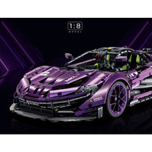 Load image into Gallery viewer, 3568PCS MOC Technic Speed Static Large Purple P1 GTR 3.8Super Racing Sports Car Model Toy Building Block Brick Gift Kids DIY Set New 1:8 Compatible Lego