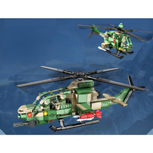 Load image into Gallery viewer, 334PCS MOC Military AH-1 Attack Helicopter COBRA Figure Model Toy Building Block Brick Gift Kids DIY Set New