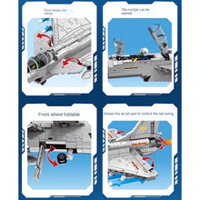 Load image into Gallery viewer, 757PCS MOC Military J10B Vigorous Dragon Air Fighter Airplane Aircraft Figure Model Toy Building Block Brick Gift Kids DIY Set New