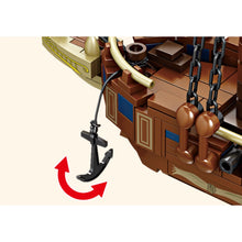 Load image into Gallery viewer, 637PCS MOC Sailboat Vessel Siguna Schooner Model Toy Building Block Brick Gift Kids DIY Set New Compatible Lego