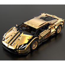 Load image into Gallery viewer, 1309PCS MOC Technic Speed Static Gold LP700-4 Spidron LB834 Super Racing Sports Car Model Toy Building Block Brick Gift Kids DIY Set New Compatible Lego