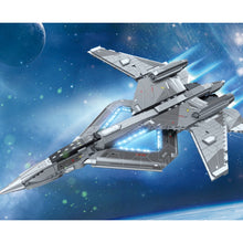 Load image into Gallery viewer, 1196PCS MOC Military Star Space Plane Aircraft Model Toy Building Block Brick Gift Kids DIY Set New Display Stand Compatible Lego