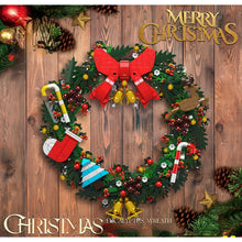 Load image into Gallery viewer, 1002PCS MOC Merry Christmas Eucalyptus Wreath Model Toy Building Block Brick Gift Kids DIY Set New Display Compatible Lego
