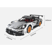 Load image into Gallery viewer, 2076PCS MOC Technic Speed Static Silver GT Super Racing Sports Car Model Toy Building Block Brick Gift Kids DIY Set New 1:10 Compatible Lego