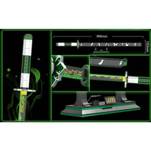 Load image into Gallery viewer, 710PCS MOC Cartoon Comic Demon Slayer Shinazugawa Sanemi Model Construction Toy Building Block Brick Gift Kids DIY Set New Compatible Lego