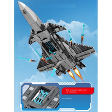 Load image into Gallery viewer, 845PCS MOC Military Chengdu J-20 Fire Fang Stealth Air Fighter Airplane Aircraft Figure Model Toy Building Block Brick Gift Kids DIY Set New