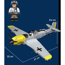 Load image into Gallery viewer, 471PCS MOC Military BF-109 Me-109 Air Fighter Airplane Figure Model Toy Building Block Brick Gift Kids DIY Set New 1:48