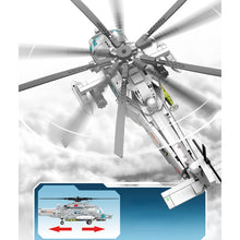 Load image into Gallery viewer, 862PCS MOC Military Harbin Z-20 Helicopter Figure Model Toy Building Block Brick Gift Kids DIY Set New