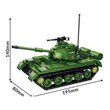 Load image into Gallery viewer, 501PCS MOC Military Type 59 Tracked Armored Tank Figure Model Toy Building Block Brick Gift Kids DIY Set New