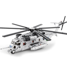 Load image into Gallery viewer, 2192PCS MOC Military Sikorsky CH-53E Super Sea Stallion Transport Helicopter Model Toy Building Block Brick Gift Kids DIY Set New