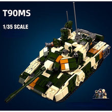 Load image into Gallery viewer, 758PCS MOC Military T90MS MBT Main Battle Tank Figure Scene Model Toy Building Block Brick Gift Kids DIY Set New 1:35