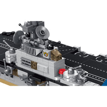 Load image into Gallery viewer, 816PCS MOC Military Essex Class Aircraft Carrier Figure Model Toy Building Block Brick Gift Kids DIY Set New