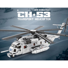 Load image into Gallery viewer, 2192PCS MOC Military Sikorsky CH-53E Super Sea Stallion Transport Helicopter Model Toy Building Block Brick Gift Kids DIY Set New