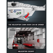 Load image into Gallery viewer, 2192PCS MOC Military Sikorsky CH-53E Super Sea Stallion Transport Helicopter Model Toy Building Block Brick Gift Kids DIY Set New