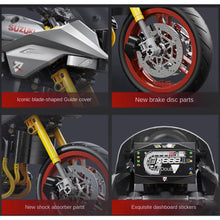 Load image into Gallery viewer, 1104PCS MOC Technic Speed Static 2022 Katana Racing Sports Motorcycle Motor Bike Model Toy Buiding Block Brick Gift Kids DIY Set New 1:6 Compatible Lego