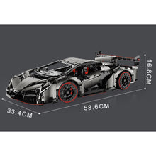 Load image into Gallery viewer, 3711PCS MOC Static Technic Speed Large Poison Super Racing Sports Car Model Toy Building Block Brick Gift Kids DIY Set New 1:8 Compatible Lego