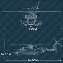 Load image into Gallery viewer, 2192PCS MOC Military Sikorsky CH-53E Super Sea Stallion Transport Helicopter Model Toy Building Block Brick Gift Kids DIY Set New
