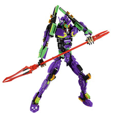 Load image into Gallery viewer, 1889PCS MOC Cartoon Djrambo Man-01 EVA B Warrior Mecha Figure Model Toy Building Block Brick Gift Kids DIY Set New Compatible Lego