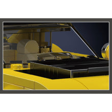 Load image into Gallery viewer, 368PCS MOC Technic Speed Yellow Challenger SRT Muscle Racing Sports Car Model Toy Building Block Brick Gift Kids DIY Set New Display Box Compatible Lego