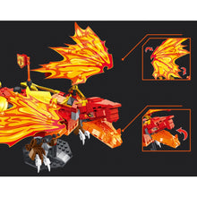 Load image into Gallery viewer, 409PCS MOC Lloyd's Legendary Fire Dragon Model Toy Building Block Brick Gift Kids DIY Set New Compatible Lego