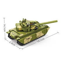 Load image into Gallery viewer, 291PCS MOC Military T-84 Main Battle Tank Figure Model Toy Building Block Brick Gift Kids DIY Set New