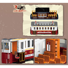 Load image into Gallery viewer, 897PCS MOC Hongkong City Vintage Classic Double Decker Tram Sightseeing Bus Model Toy Building Block Brick Gift Kids DIY Set New Compatible Lego