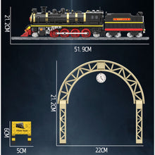 Load image into Gallery viewer, 1021PCS MOC Leader Lokomotive Steam Classic Vintage Train Model Toy Building Block Brick Gift Kids DIY Set New Compatible Lego