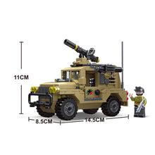 Load image into Gallery viewer, 314PCS MOC Military Combat Vehicle Jeep Figure Model Toy Building Block Brick Gift Kids DIY Set New