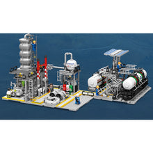 Load image into Gallery viewer, MOC City Construction Chemical Plant Natural Gas Storage Laboratory Loading Station Figure Model Toy Building Block Brick Gift Kids DIY Set New Compatible Lego