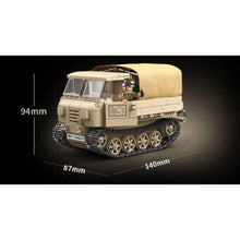 Load image into Gallery viewer, 606PCS MOC Military RSO 01 Raupenschlepper Ost Tractor 37mm Antitank Figure Model Toy Building Block Brick Gift Kids DIY Set New