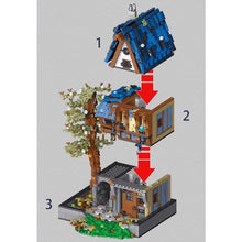 Load image into Gallery viewer, 2095PCS MOC City Medieval Magician House Model Toy Building Block Brick Gift Kids DIY Set New Compatible Lego