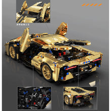 Load image into Gallery viewer, 1309PCS MOC Technic Speed Static Gold LP700-4 Spidron LB834 Super Racing Sports Car Model Toy Building Block Brick Gift Kids DIY Set New Compatible Lego