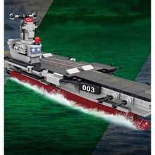 Load image into Gallery viewer, 325PCS MOC Military Type 003 Aircraft Carrier Fujian Class Figure Model Toy Building Block Brick Gift Kids DIY Set New Compatible Lego
