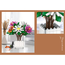 Load image into Gallery viewer, 900PCS MOC Chrysanthemum Flower Bonsai Model Toy Building Block Brick Gift Kids DIY Set New Display Decorate Compatible Lego