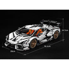 Load image into Gallery viewer, 3224PCS MOC Technic Speed Static Large SVJ Super Racing Sports Car Model Toy Building Block Brick Gift Kids DIY Set New 1:8 Compatible Lego