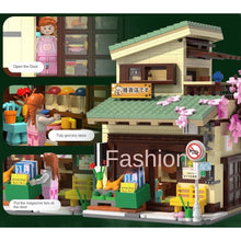 Load image into Gallery viewer, 921PCS MOC City Street JP Style Grocery Store Minimart House Figure Light Model Toy Building Block Brick Gift Kids DIY Set New Compatible Lego