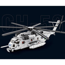 Load image into Gallery viewer, 2192PCS MOC Military Sikorsky CH-53E Super Sea Stallion Transport Helicopter Model Toy Building Block Brick Gift Kids DIY Set New