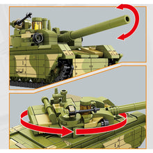 Load image into Gallery viewer, 291PCS MOC Military T-84 Main Battle Tank Figure Model Toy Building Block Brick Gift Kids DIY Set New