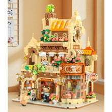 Load image into Gallery viewer, 1547PCS MOC City Street Teddy Bear Bakery Baking House Figure Model Toy Building Block Brick Gift Kids DIY Set New Cute Compatible Lego