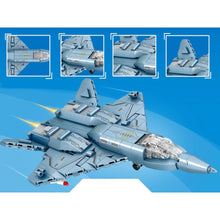 Load image into Gallery viewer, 421PCS MOC Military S-230 Air Fighter Aircraft Model Toy Building Block Brick Gift Kids DIY Set New Compatible Lego
