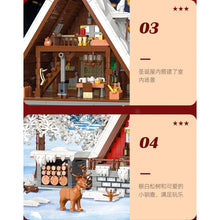 Load image into Gallery viewer, 2355PCS MOC Merry Christmas Santa Gingerbread House Light Model Toy Building Block Brick Gift Kids DIY Set New Compatible Lego
