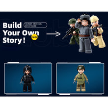 Load image into Gallery viewer, 798PCS MOC Military 2in1 T-80BVMS T-80US Main Battle Tank Figure Model Toy Building Block Brick Gift Kids DIY Set New 1:35