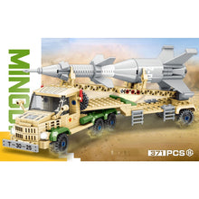 Load image into Gallery viewer, 371PCS MOC Military HQ-2 Surface to Air Missile Truck Model Toy Building Block Brick Gift Kids DIY Set New Compatible Lego