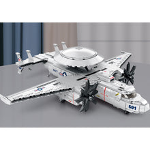Load image into Gallery viewer, 1144PCS MOC Military E-2 Hawkeye Airborne Early Warning Aircraft Model Toy Building Block Brick Gift Kids DIY Set New