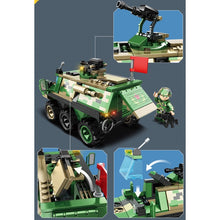 Load image into Gallery viewer, 258PCS MOC Military 2in1 Type 90 Armored Vehicle Jeep Figure Model Toy Building Block Brick Gift Kids DIY Set New