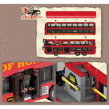 Load image into Gallery viewer, 891PCS MOC Hongkong City Red Double Decker Tour Bus Model Toy Building Block Brick Gift Kids DIY Set New Compatible Lego
