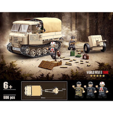Load image into Gallery viewer, 606PCS MOC Military RSO 01 Raupenschlepper Ost Tractor 37mm Antitank Figure Model Toy Building Block Brick Gift Kids DIY Set New