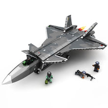 Load image into Gallery viewer, 845PCS MOC Military Chengdu J-20 Fire Fang Stealth Air Fighter Airplane Aircraft Figure Model Toy Building Block Brick Gift Kids DIY Set New