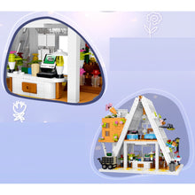 Load image into Gallery viewer, 1413PCS MOC City Street Triangular Fower Shop House Light Model Toy Building Block Brick Gift Kids DIY Set New Compatible Lego